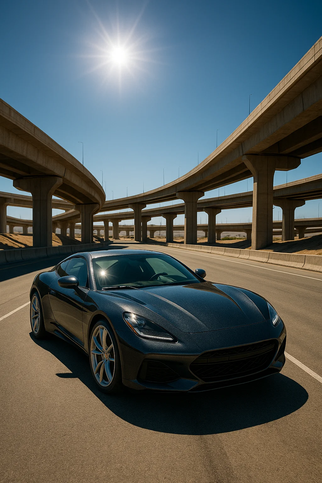 Original Sports Car Taxiing