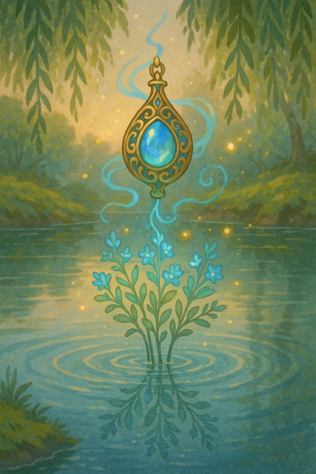 Original Amulets Gathering Herbs