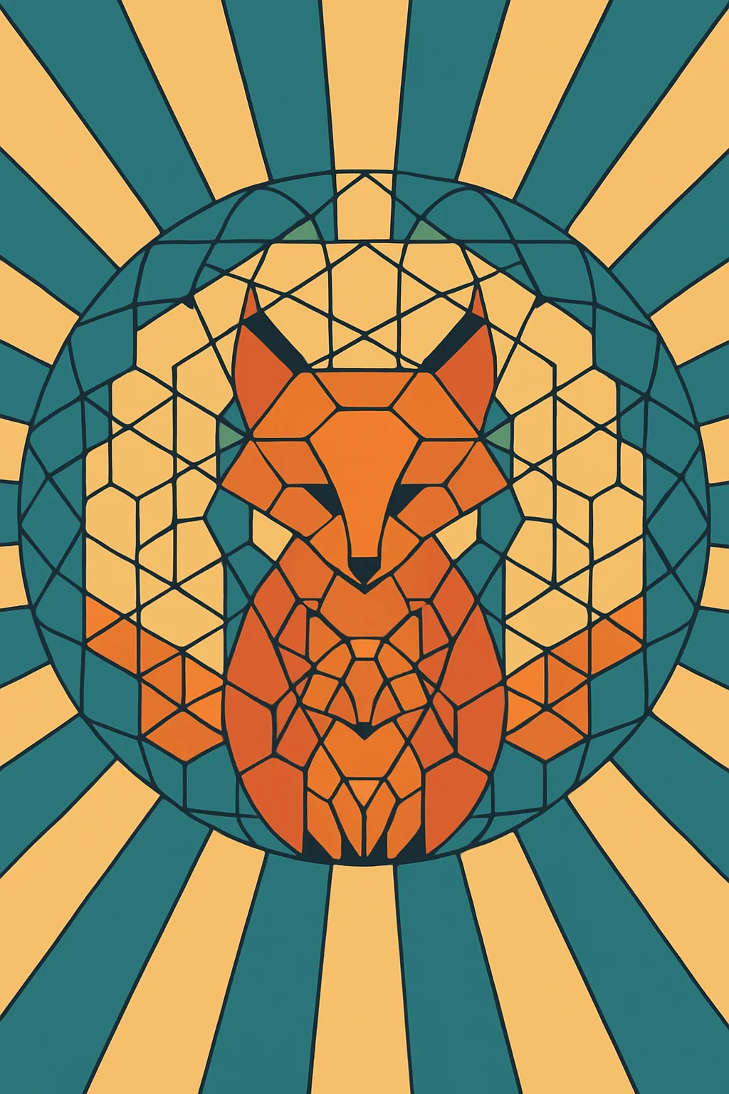 Original Geometric Animal Metamorposis