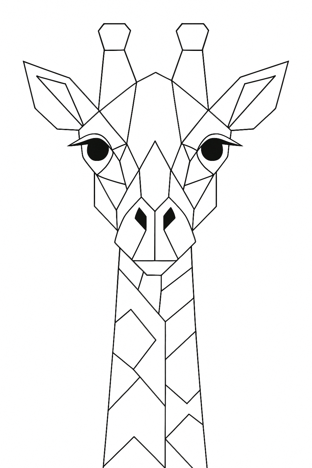 Coloring page of Giraffe