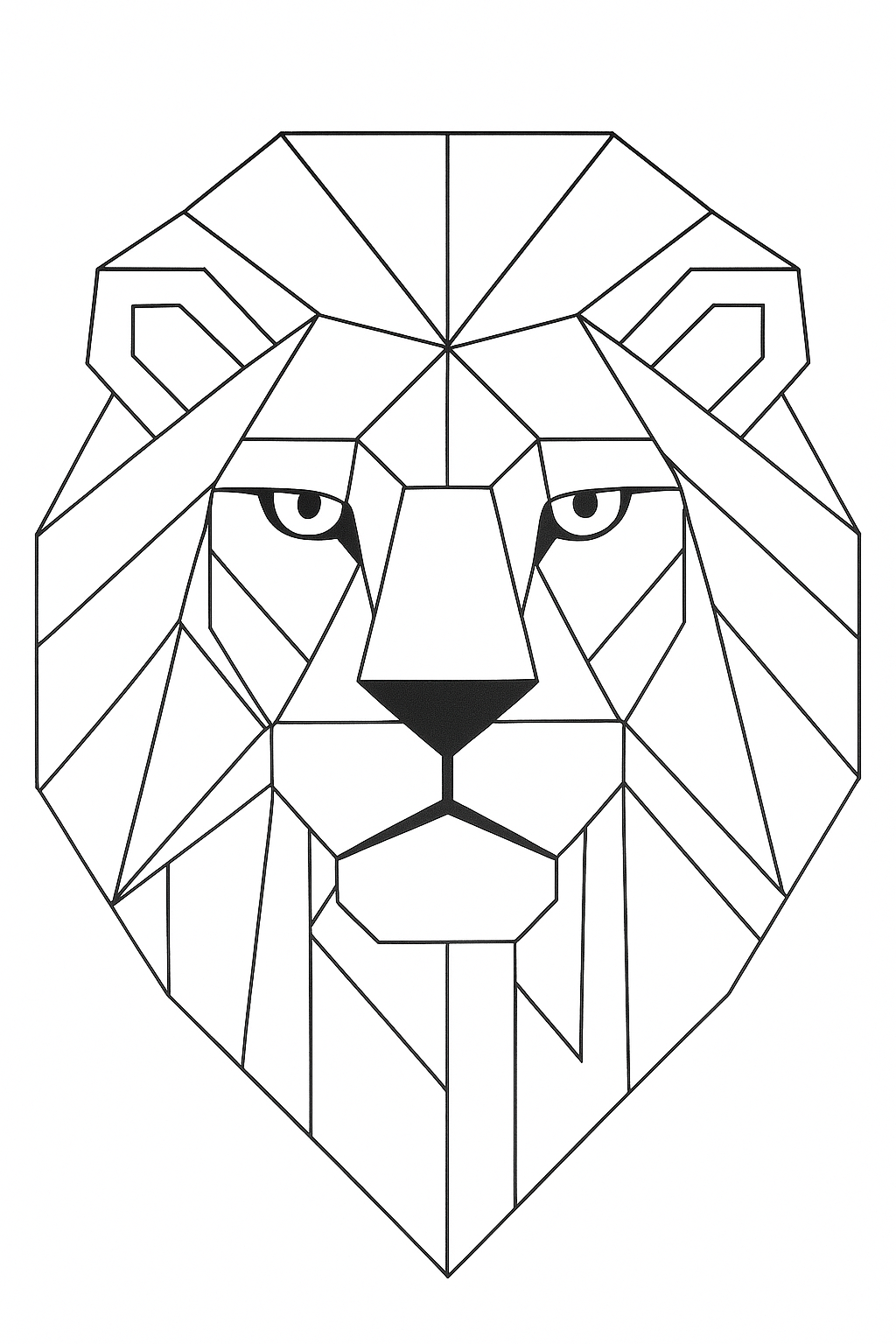 Coloring page of Lion