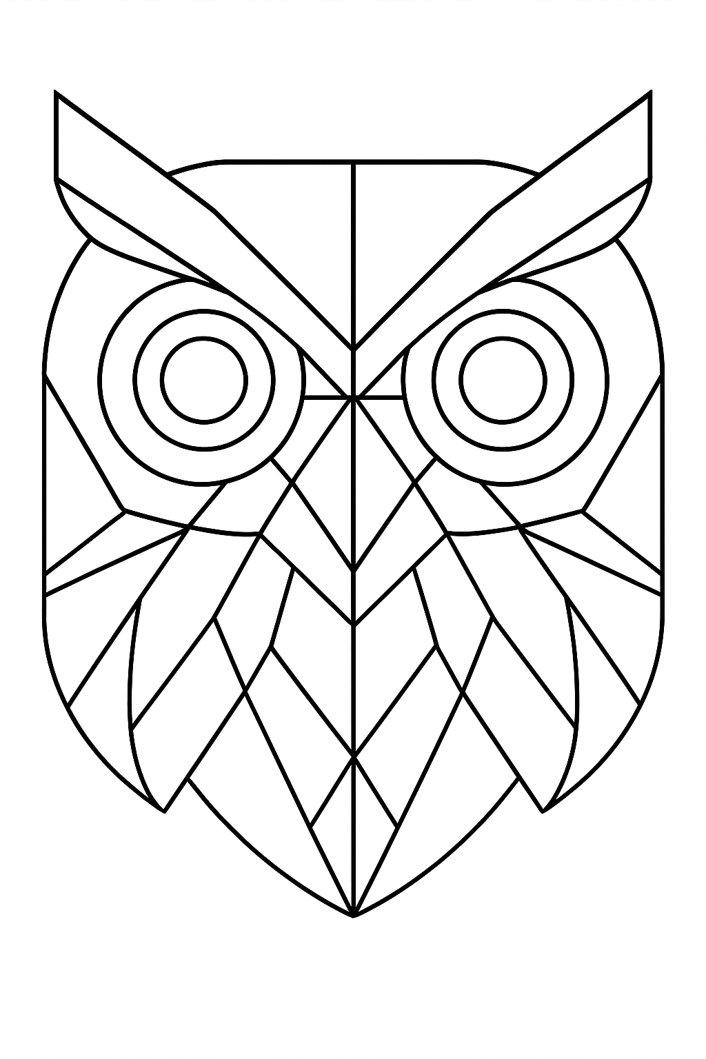 Coloring page of Owl