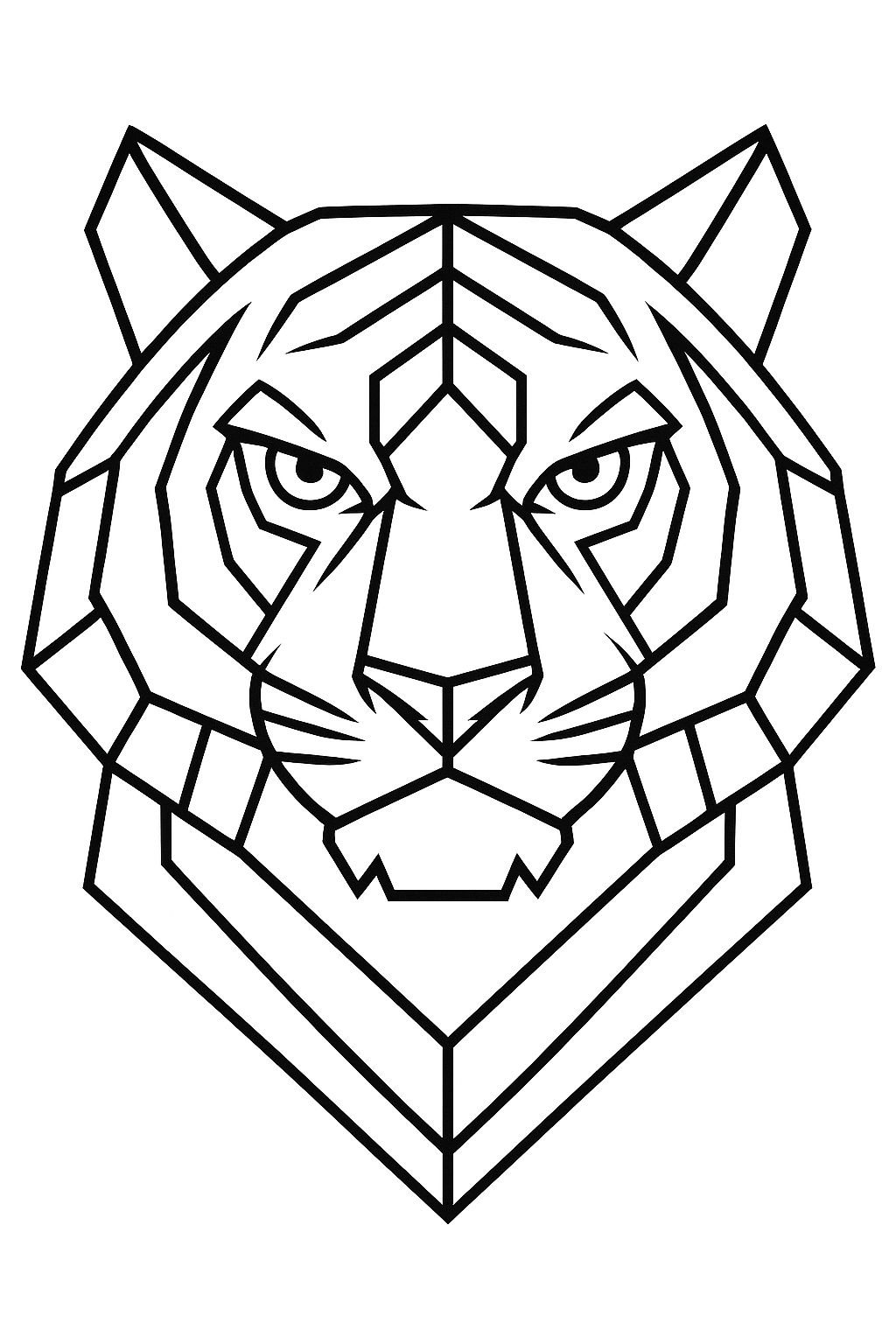Coloring page of Tiger