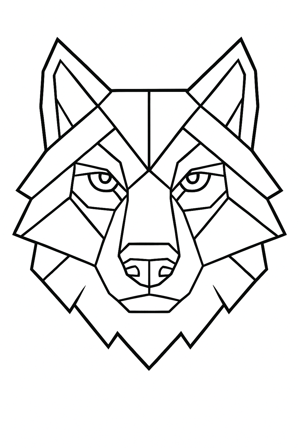 Coloring page of Wolf