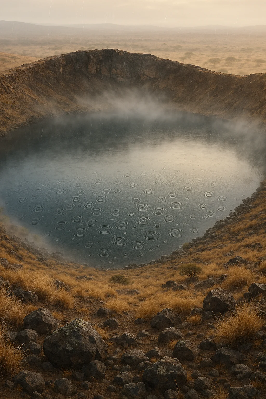 Original Crater Rain Lake