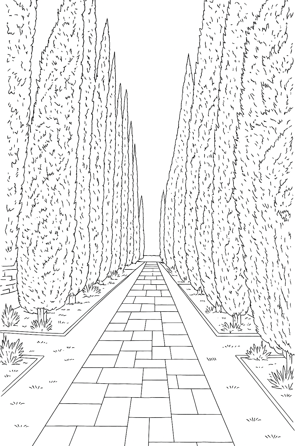 Coloring page of Greystone Garden