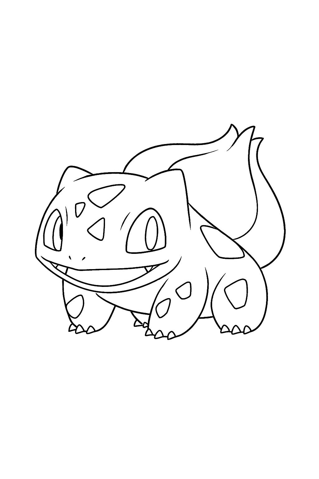 Coloring page of Bulbasaur