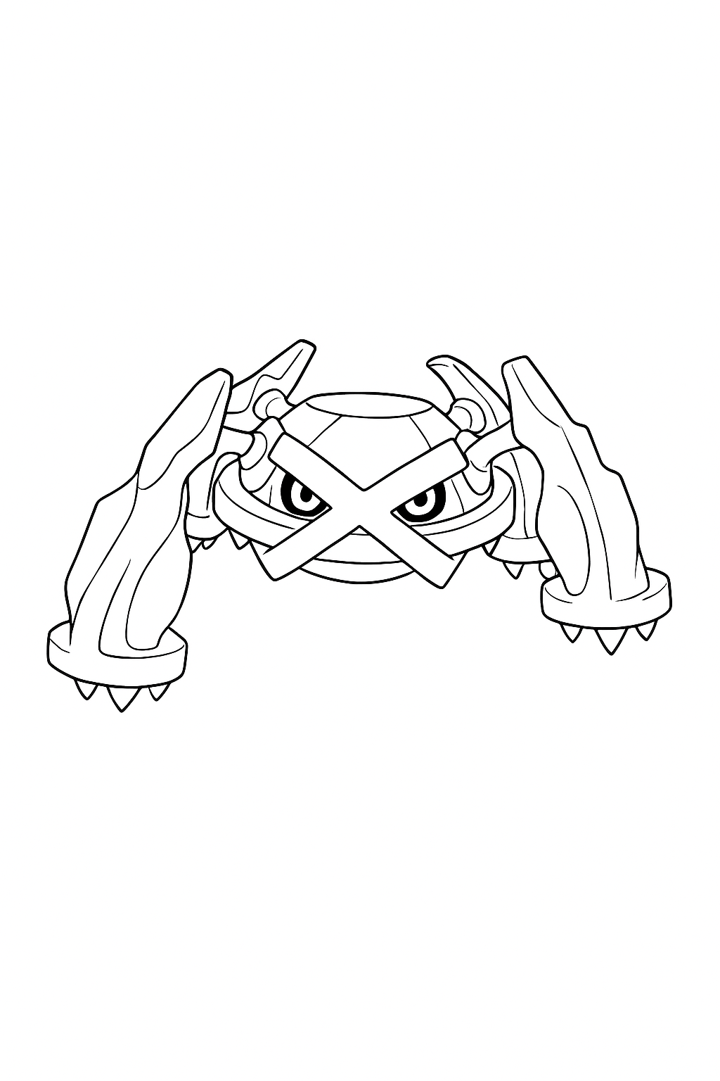 Coloring page of Metagross