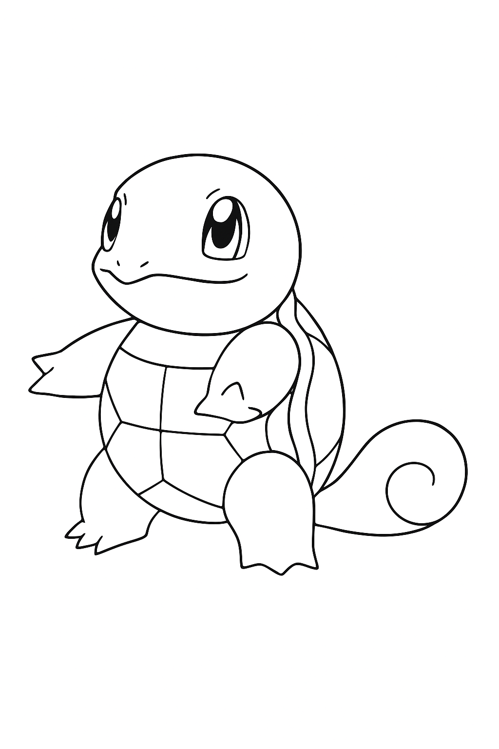 Coloring page of Squirtle